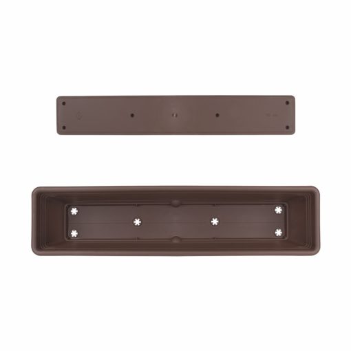 Monaco balkonláda alátéttel 80 cm