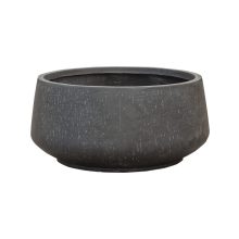 Raindrop Bowl Anthracite Kaspó