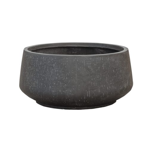 Raindrop Bowl Anthracite Kaspó