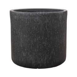 Raindrop Cylinder Anthracite kaspó