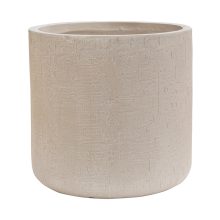 Raindrop Cylinder Beige ghiveci