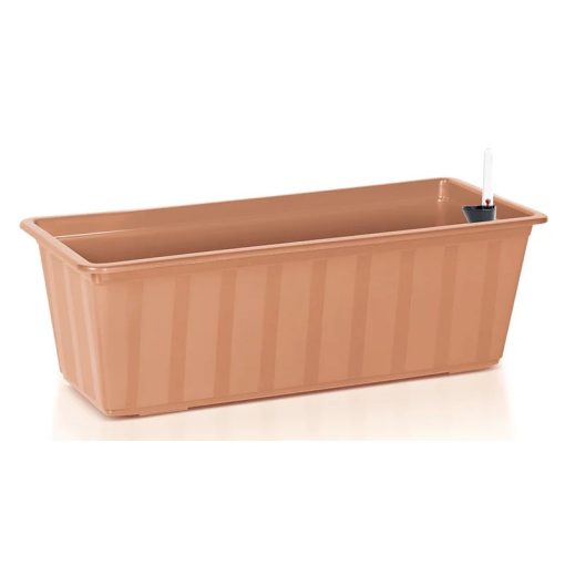 SmartBalkon műanyag önöntözős balkonláda 60x17x14 cm terrakotta