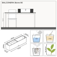 Lechuza Balconera Stone 80 cm