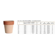 Vaso Alto Graffiato agyagcserép